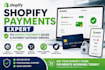fix shopify payments issues and payment gateway errors