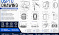 uspto drawing patent drafting cad drawing engineering draw patent plans