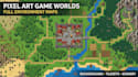 pixel art parallax background pixel scenery landscape environment art animation