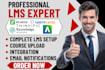 setup blcakboard learn lms talentcards knowledge anywhere acadle thinkific lms