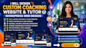 design custom tutor and coaching website in wordpress with booking pages