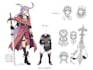 make a character sheet with a unique art style