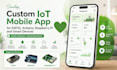 develop custom iot mobile app for esp32 arduino raspberry pi and smart devices