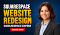 redesign your squarespace website into a modern professional site