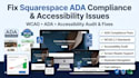 fix squarespace ada compliance and accessibility issues