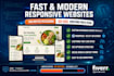 design a modern responsive wordpress website or landing page