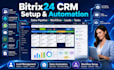 setup bitrix24 salesfunnel kanban board setup gantt chart scrum management crm