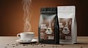 custom coffee packaging, bag, label and pouch design