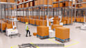 design 3d warehouse storage automation supply chain visualization logistic video