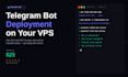 deploy and configure your telegram bot on your vps