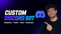 develop a custom discord bot for your server
