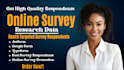 gather research survey participants for your thesis data and dissertation