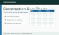 clean and format construction cost spreadsheets