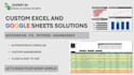 automate and design custom excel and google sheets solutions