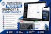 fix, update, and maintain your wordpress website
