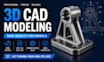 design machinery parts in solidworks and dfam for 3d printing and cnc