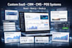 build saas, CRM, cms, pos and custom web applications