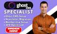 build ghost cms website setup ghost cms blog ghost cms newsletter migration