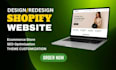 design shopify store, shopify website and dropshipping store professionally