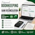 do bookkeeping, bank reconciliation and quick books