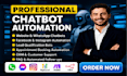 ai chatbot automation chatbot automation chatbot integration bot n8n makecom ghl