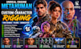create unreal engine metahuman and custom character rig