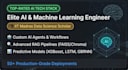 develop custom ai agents, rag pipelines and machine learning models