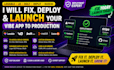 fix deploy lovable v0 bolt replit vibe app vercel supabase base44