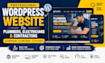 create a wordpress website for plumbers electricians and contractors