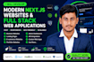 develop a responsive full stack web application