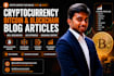 write cryptocurrency bitcoin and blockchain blog articles