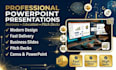 design modern powerpoint presentations and business slides