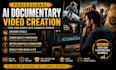 make cinematic ai documentary videos with voiceover
