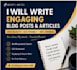 ghostwrite engaging blog posts and articles