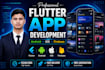 develop flutter app for android ios with firebase API integration