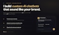 build an ai chatbot trained on your website content