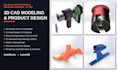 do 3d cad modeling, product design, rendering,  2d drawings