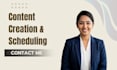 create engaging social media content and schedule posts