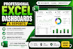 create professional excel dashboards, KPI reports and data analysis