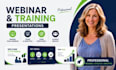 webinar slides, training presentation, professional webinar slides expert promax