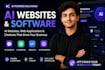 develop ai website, ai chatbot,saas website,ai web application,ai automation web