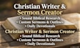 be your christian sermon, article, and ebook writer