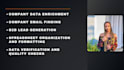 do company data enrichment and company email finding