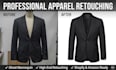 do high end apparel retouching, ghost mannequin, and bulk background removal