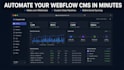 build make com webhooks for webflow cms