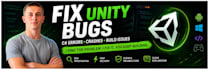 fix unity 2d game bugs, csharp errors, crashes and build issues