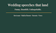 write a custom wedding speech, toast, or vows