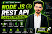 create rest API using nodejs express mongodb mysql and postgresql