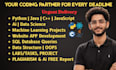 do assigned programming python machine learn java cpp sql database web developer
