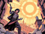 comic book illustration with comic book